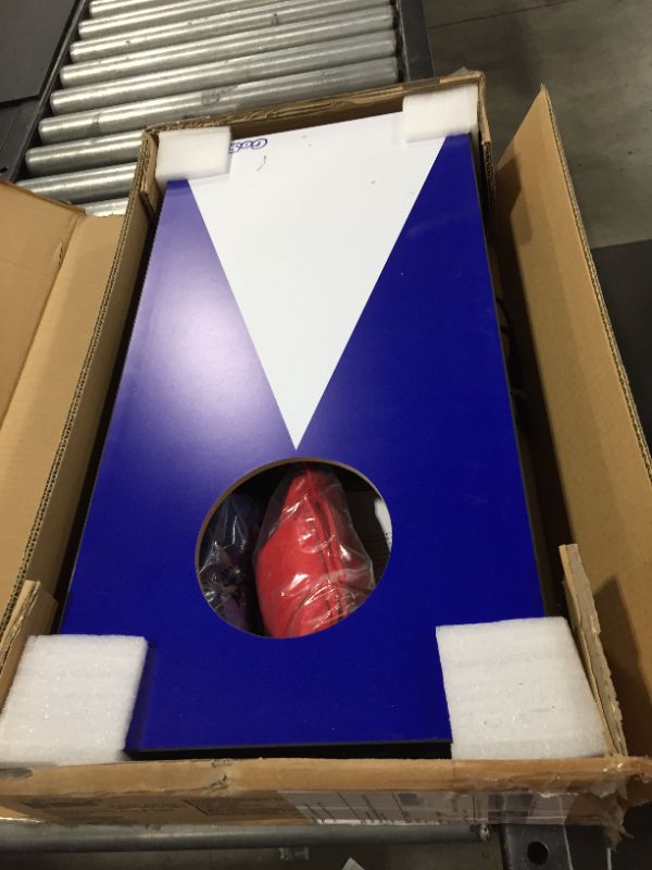 Photo 1 of GoSports Portable Junior Size Cornhole Game Set with 6 Bean Bags - Great for All Ages Indoors Outdoors