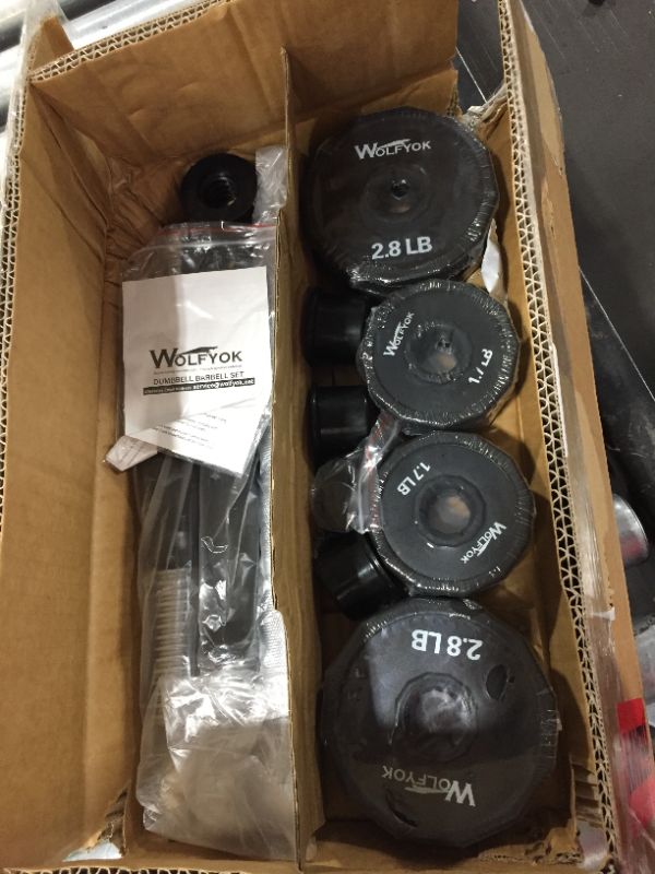 Photo 1 of 10KG DUMBBELL SET WOLFYOK 4 PIECE