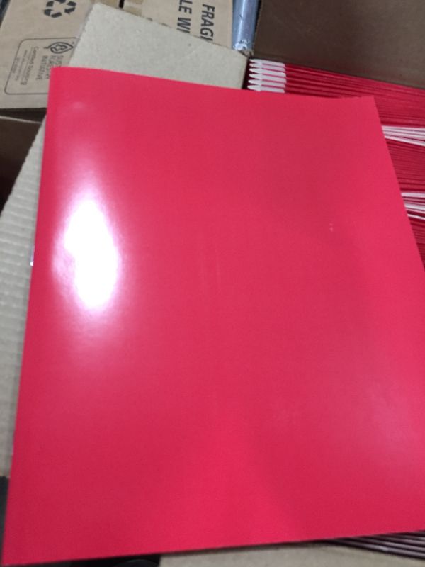 Photo 1 of 100 - RED FOLDERS 