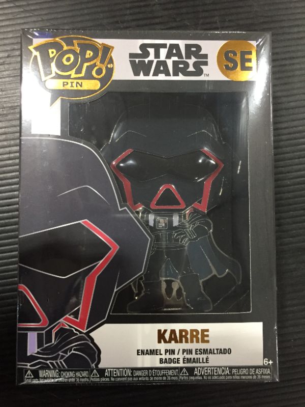 Photo 2 of (SEALED) Star Wars Karre CHASE Exclusive Funko Enamel POP Pin 2022
