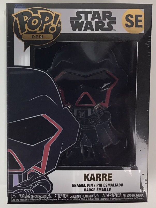 Photo 1 of Funko POP! Star Wars Karre Enamel Pin w/ Removable Stand SE Disney NEW
