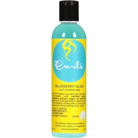Photo 1 of 2 PACK- Curls Blueberry Bliss Curl Control Jelly Blueberry - 8.0 Fl Oz
