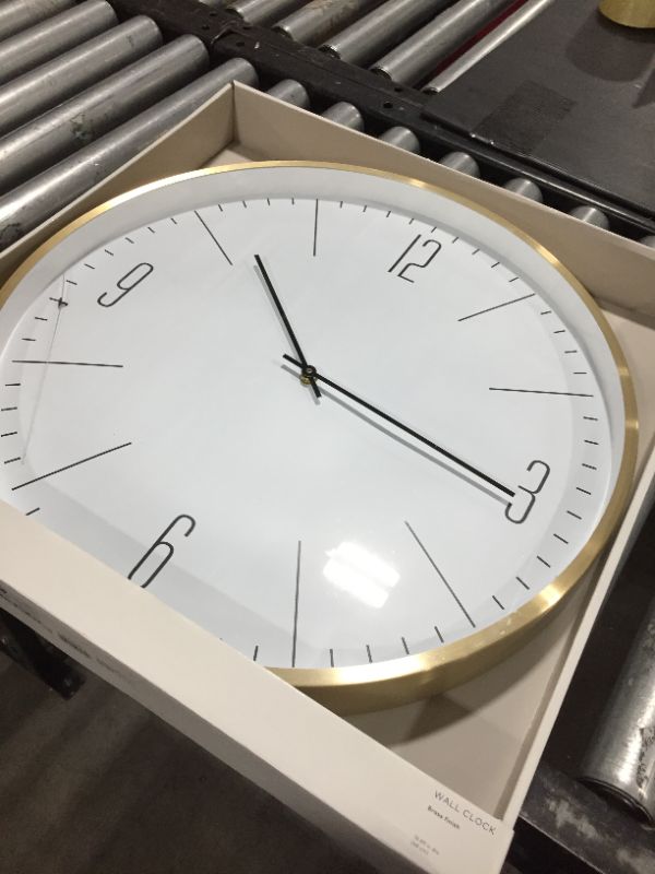 Photo 2 of 20" Brushed Brass Wall Clock - Project 62™
