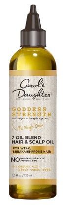 Photo 1 of 3 Pack  - Carol's Daughter Goddess Strength Scalp Oil and Hair Oil Deep Treatment with Castor Oil for Breakage Prone Hair - 4.2 fl oz

