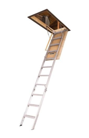 Photo 1 of Century  Elite 7.67-ft to 10.25-ft Type IAA Aluminum Attic Ladder
