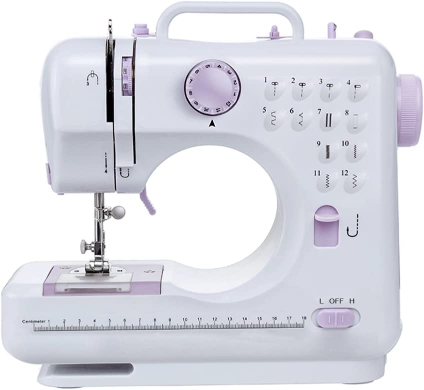 Photo 1 of Fanghua Multifunction Mini Sewing Machine 505A 12 Built-in Stitches, 2 Speeds Double Thread, Foot Pedal Best for Beginner,Shipping from US
