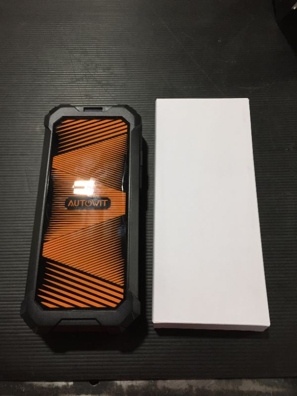 Photo 1 of Autowit SuperCap 2 Portable Car Jump Starter, 12V Super Capacitor Jump Starter (Up to 7.0L Gas, 4.0L Diesel Engine), Super Safe Battery-Less Jump Charger with Carrying Case and Quick Charge, Orange
