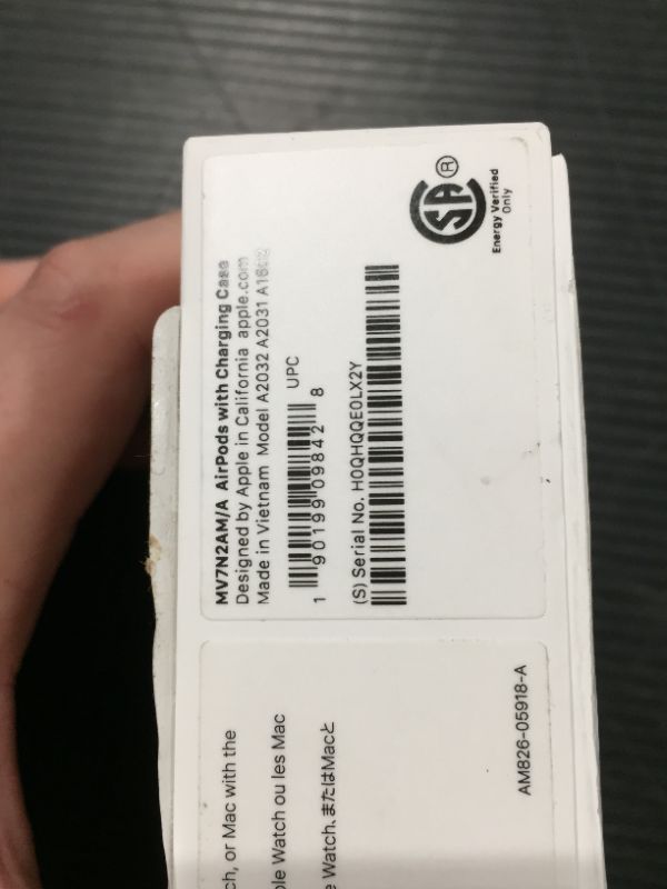 Photo 1 of Apple AirPods True Wireless Bluetooth Headphones (2nd Generation) with Charging Case

