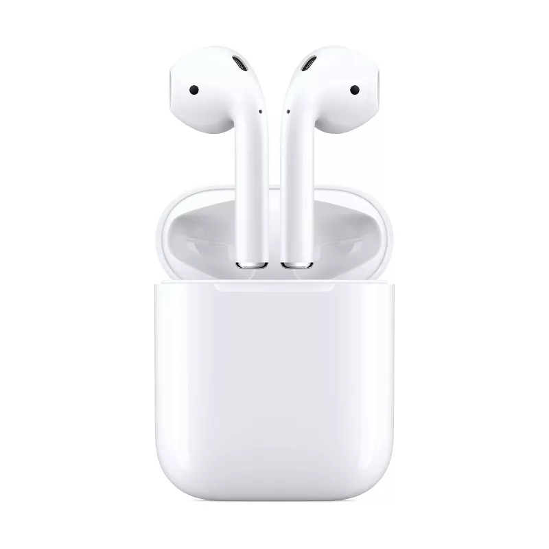 Photo 1 of Apple AirPods True Wireless Bluetooth Headphones (2nd Generation) with Charging Case

