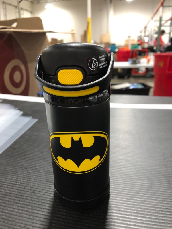 Photo 2 of  Thermos 12oz FUNtainer Water Bottle with Bail Handle - Black Batman
