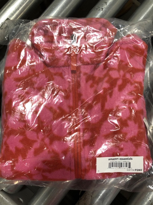 Photo 2 of Amazon Essentials Girls and Toddlers' Polar Fleece Full-Zip Mock Jacket SMALL

