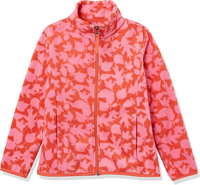 Photo 1 of Amazon Essentials Girls and Toddlers' Polar Fleece Full-Zip Mock Jacket SMALL
