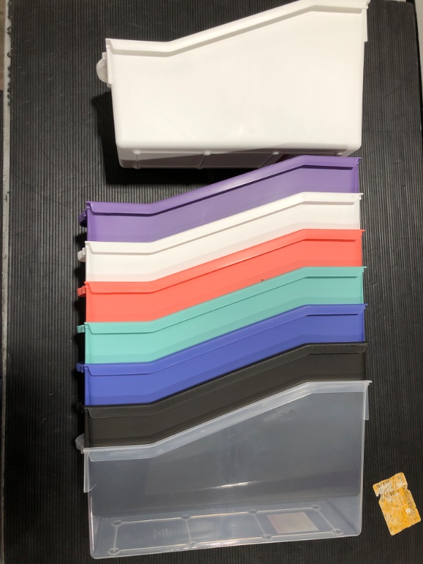 Photo 1 of (8 PACK) connectable file holder multi colors