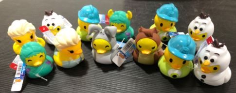Photo 1 of (24 PACK) DISNEY DUCKS VARIOUS STYLES, SOME REPEATS