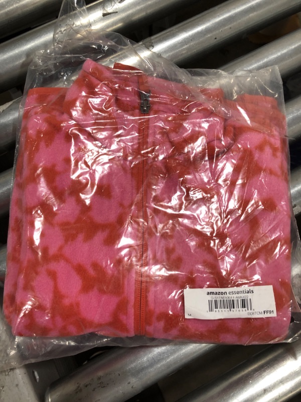 Photo 2 of Amazon Essentials Girls and Toddlers' Polar Fleece Full-Zip Mock Jacket MEDIUM

