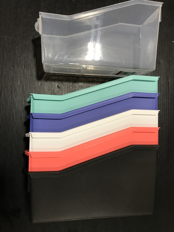 Photo 1 of (6 PACK) Connectable file holder multiple colors