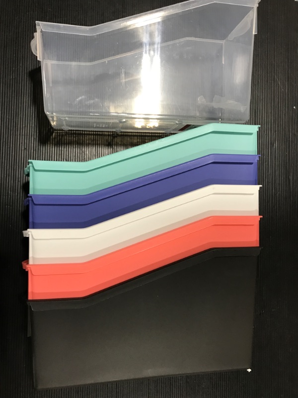 Photo 1 of (6 PACK) Connectable file holder multiple colors