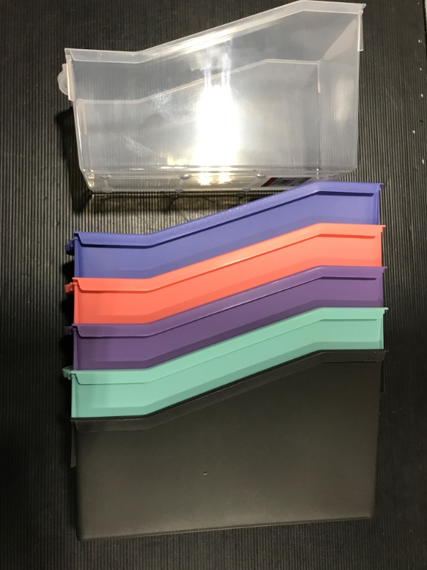 Photo 1 of (6 PACK) Connectable file holder multiple colors