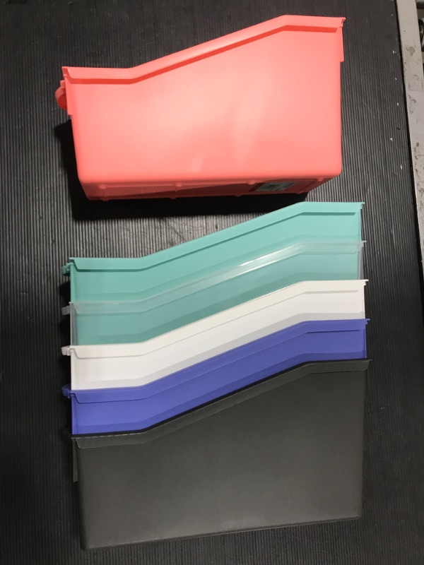 Photo 1 of (6 PACK) Connectable file holder multiple colors