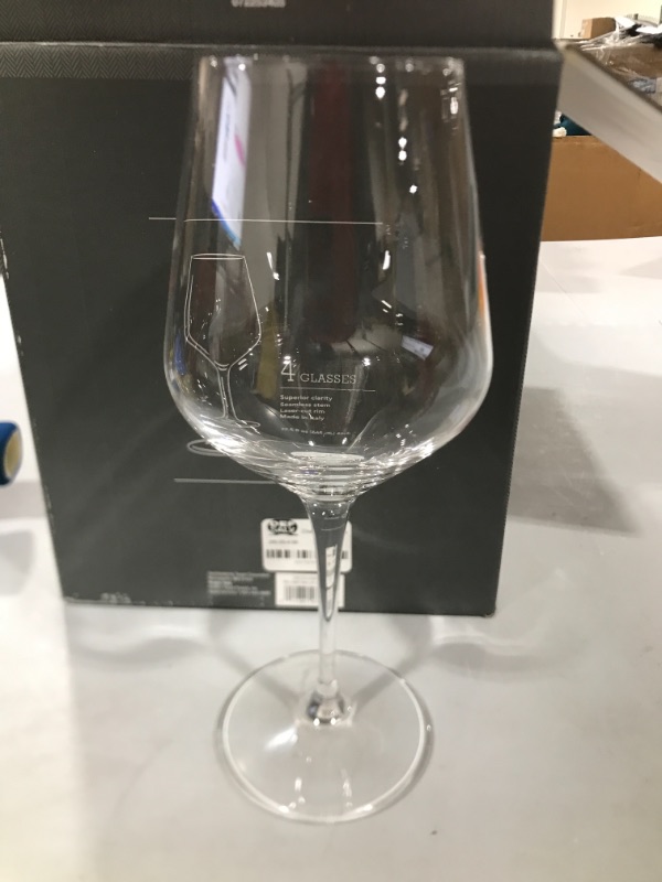 Photo 1 of 22oz 4pk Glass Atherton Red Wine Glasses - Threshold