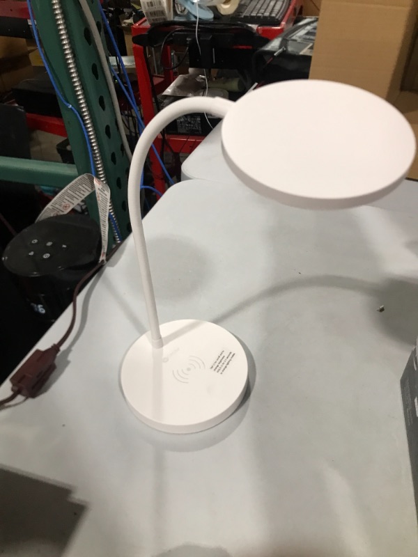 Photo 2 of LED Ryan Wireless Charging Desk Lamp - OttLite
