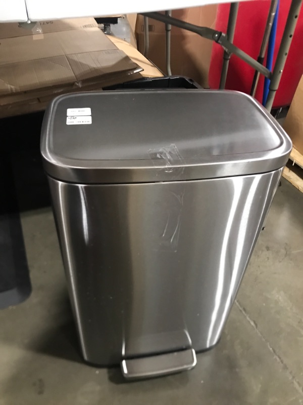 Photo 2 of 45L Rectangular Step Trash Can - Brightroom™
