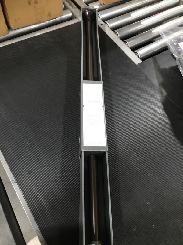 Photo 1 of 72" Rust Proof Stainless Steel Two-Way Mount Taper Finial Shower Curtain Rod - Threshold