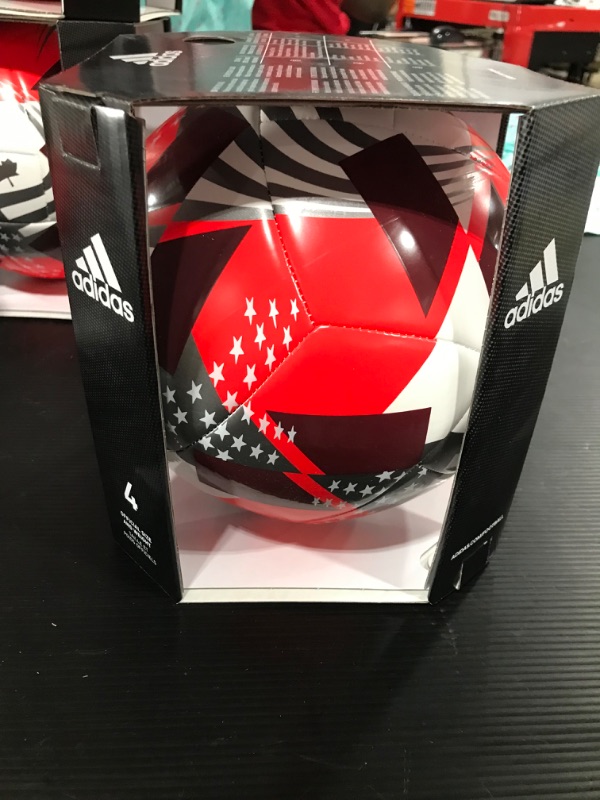 Photo 2 of Adidas MLS Club Sports Ball - Red/White