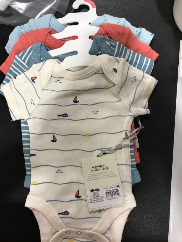 Photo 1 of 4-PACK SHORT-SLEEVE BODYSUITS  SIZE NB