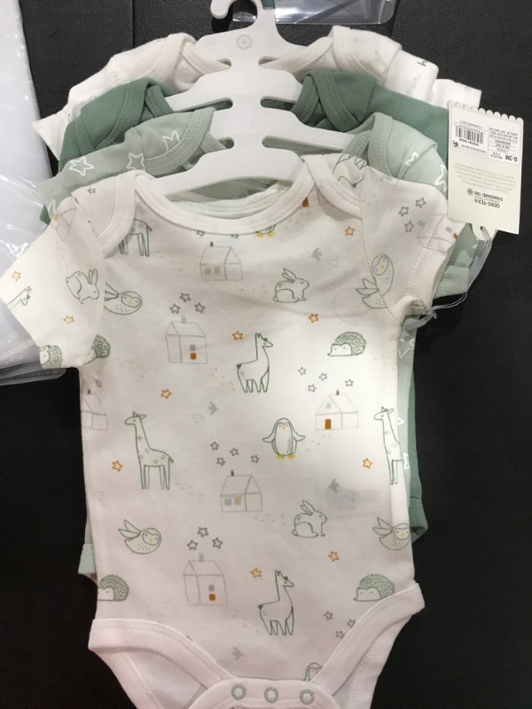 Photo 1 of 4-PACK SHORT SLEEVE BODYSUITS  0-3M