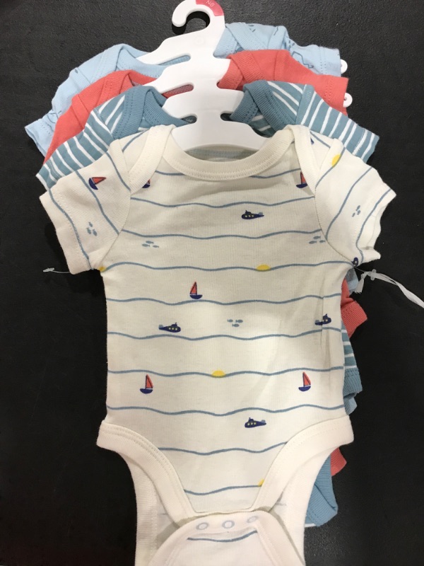 Photo 1 of 4-PACK SHORT SLEEVE BODYSUITS  SIZE NEWBORN