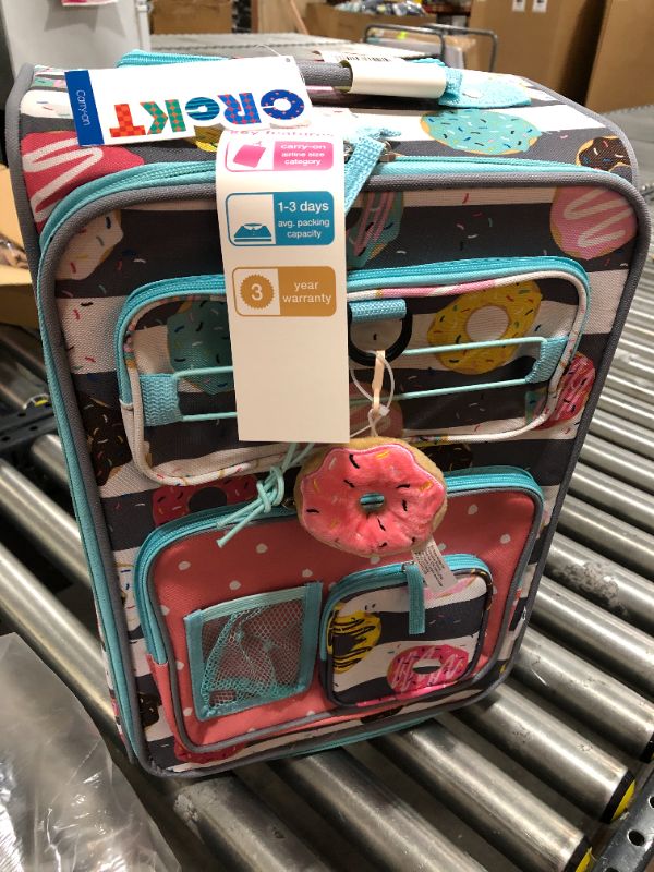 Photo 2 of Crckt Kids' Softside Carry on Suitcase - Donut