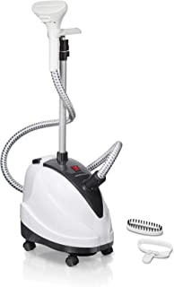 Photo 1 of Hamilton Beach Full-Size Garment and Fabric Steamer for Clothes, Large 2.5L Tank for 90 Min. of Continuous Steaming, White