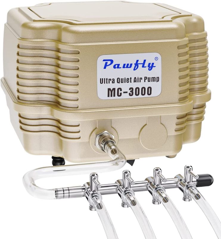 Photo 1 of Pawfly 254 GPH Aquarium Air Pump Adjustable Quiet Oxygen Aerator Pump