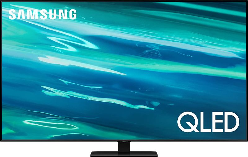 Photo 1 of SAMSUNG 55-Inch Class QLED 4K UHD Q80A Series Direct Full Array Quantum HDR 12x, 6 - 2.2.2CH 60W Speakers, Object Tracking Sound, Smart TV with Alexa Built-In (QN55Q80AAFXZA, 2021 Model) - PARTS ONLY
