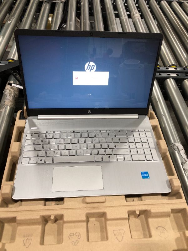 Photo 3 of HP 15.6" Laptop, 11th Gen Intel Core i3-1115G4, 8GB DDR4 RAM, 256GB SSD, HDMI, Webcam, Wi-Fi, Bluetooth, Windows 10 Home, Natural Silver, W/ MD Accessories 