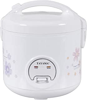 Photo 1 of TAYAMA Automatic Rice Cooker & Food Steamer 8 Cup, White (TRC-08RS)
