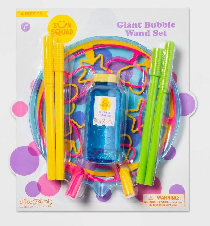 Photo 1 of BOX LOT OF ASSORTED SUN SQUAD GIANT BUBBLE WAND SETS