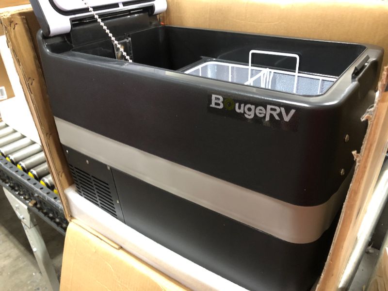 Photo 1 of BougeRV 12V Car Freezer 42 Quart Portable Refrigerator Fridge 12V/24V DC 110~240 Volt AC for RV Camper Truck Jeep Pickup SUV Van Boat, Camping Tailgating Road Trip Outdoor Travel home use, -4?~50?
