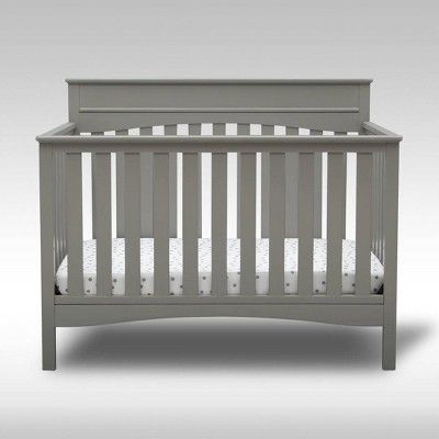 Photo 1 of Delta Children Skylar 6-in-1 Convertible Crib, GREY

