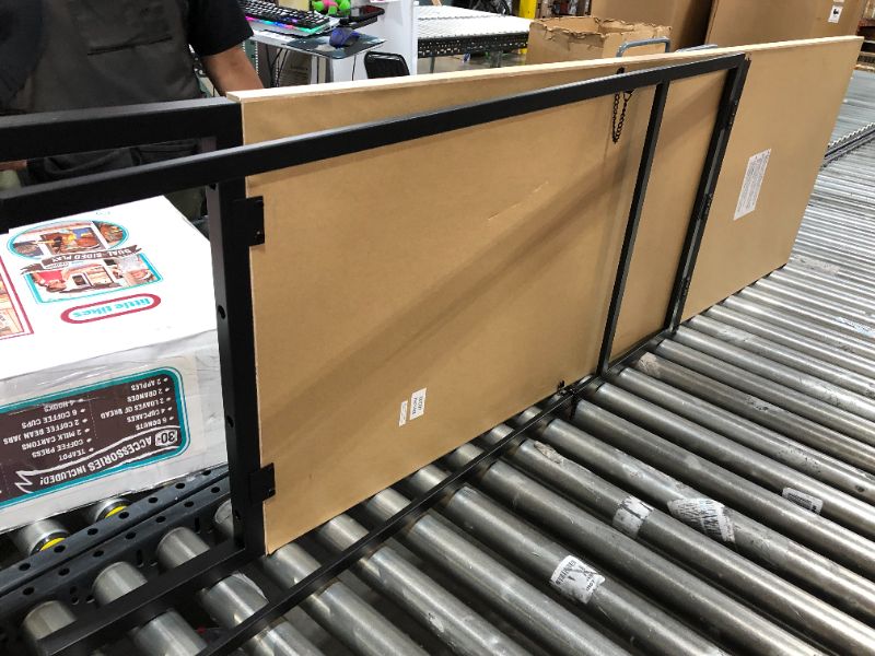 Photo 1 of 20" x 66" Oak and Metal Modern Floor Mirror Brown - Project 62™

