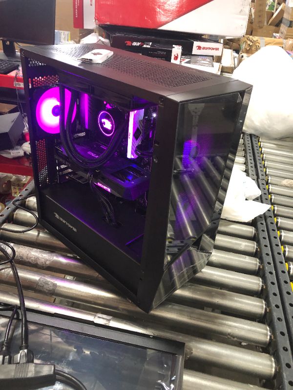 Photo 1 of iBUYPOWER Pro Gaming PC Computer Desktop SlateMR 236i (Intel i5-12600KF 3.7GHz, GeForce RTX 3060 12GB, 16GB DDR4 RGB RAM, 500 GB NVMe SSD + 1 TB HDD, WiFi Ready, Windows 11 Home)
