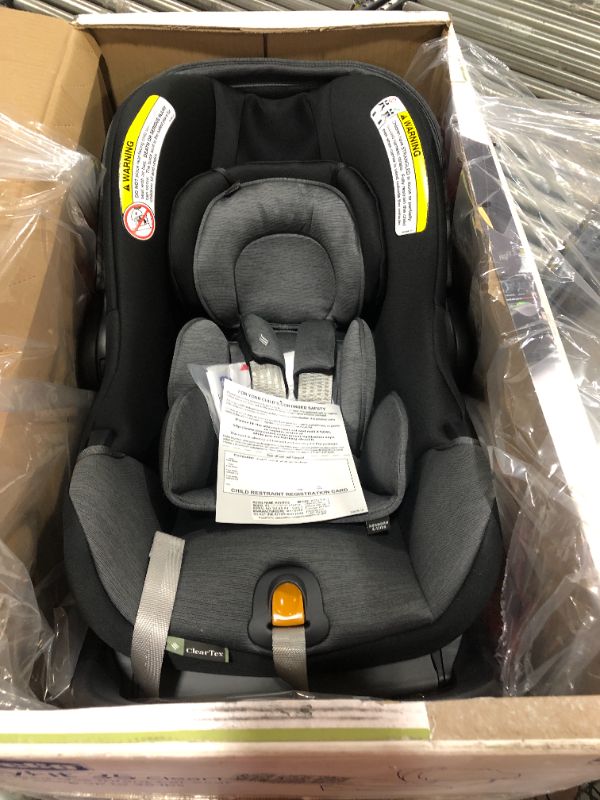 Photo 2 of Chicco KeyFit 35 ClearTex FR Chemical Free Extended Use Infant Car Seat with Base, Shadow (1541979)
