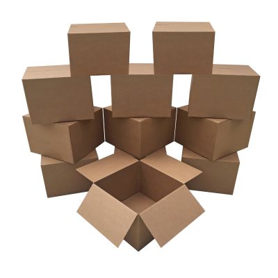 Photo 1 of 12 PACK, LARGE RECYCLABLE BOXES WITH A DIMENSION OF 20 X 20 X 15"