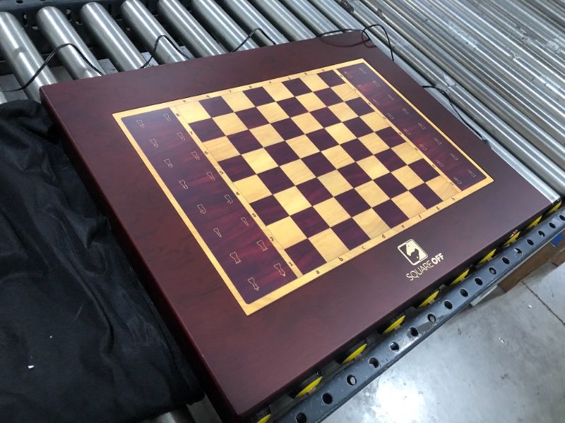 Photo 2 of Square Off Grand Kingdom Chess Set Innovative AI Electric Chessboard Wooden Board Game Educational Skill/Strategy Game for All Ages