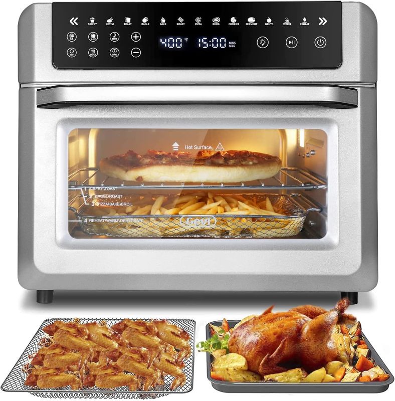 Photo 1 of Gevi Air Fryer Toaster Oven Combo, Big Digital LED Screen Convection Oven with Grill and Dehydrator, Oversized Capacity Countertop Oven with Online Recipes
