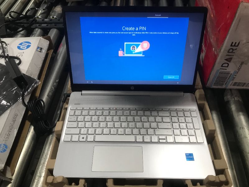 Photo 2 of HP 15-dy2091wm Laptop - 11th Gen Intel Core i3-1115G4, 8GB RAM, 256GB SSD, Intel UHD Graphics, 15.6" diagonal HD micro-edge BrightView 250 nits, Windows 10 - Natural
