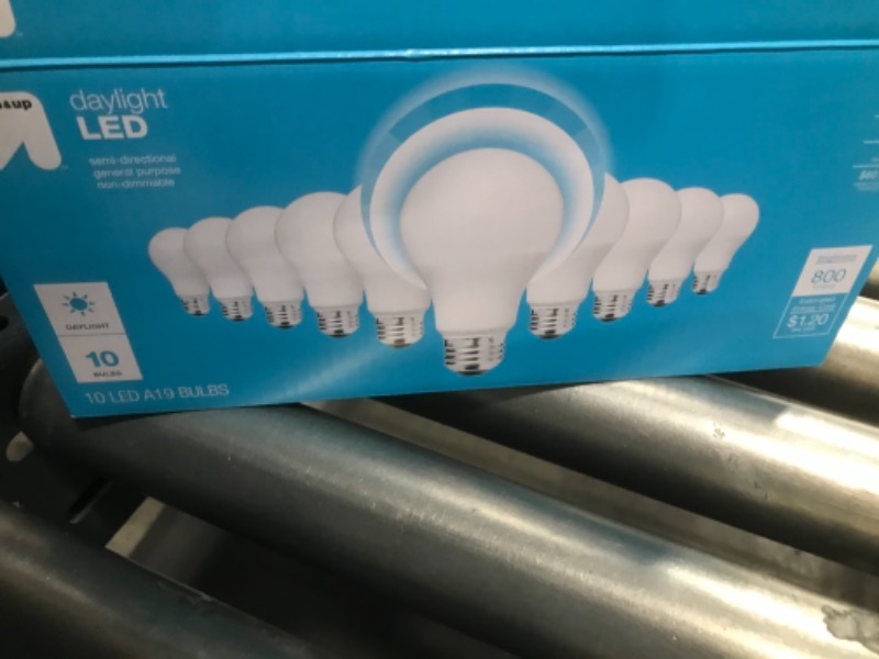 Photo 2 of LED 60W 10pk Daylight Light Bulbs - up & up™

