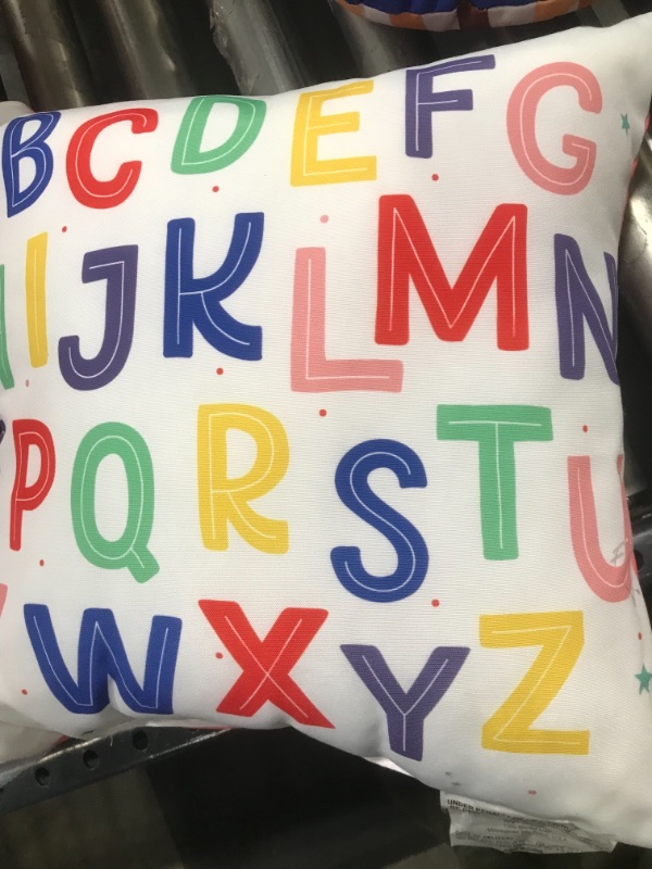 Photo 1 of 'Now I Know My ABC'S Next Time Won't You Sing With Me Pillow 4pk