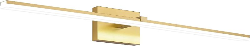 Photo 1 of ZUZITO Bathroom Vanity Light 48 inch Modern Gold Dimmable LED Vanity Lighting Fixtures Over Mirror for Bath

